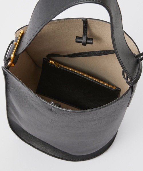 J&M Davidson（ジェイアンドエムデヴィッドソン）の「J&M DAVIDSON QUIVER BUCKET ジェイアンドエムデヴィッドソン クイバー バケット トートバッグ（トートバッグ・レディース・ベージュ/ブラック・FREE）」の19枚目の写真