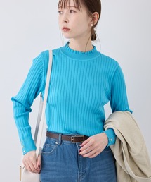 ROPE' PICNIC（ロペピクニック）の「BIOGRACE(R)スカラップネックリブニットプルオーバー（ニット/セーター・レディース）」