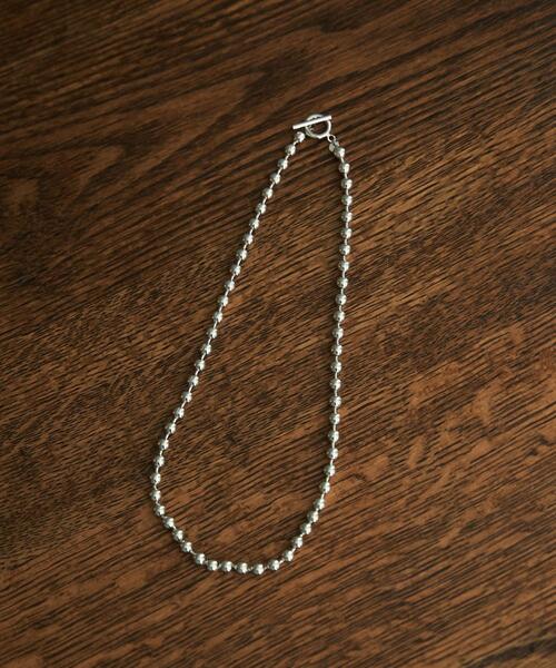 coen（コーエン）の「5.0ボールチェーンマンテルショートネックレス（ネックレス・レディース・シルバー・FREE）」の2枚目の写真
