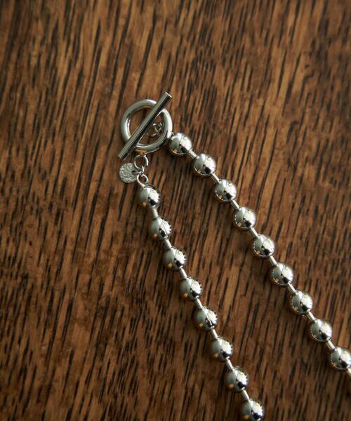 coen（コーエン）の「5.0ボールチェーンマンテルショートネックレス（ネックレス・レディース・シルバー・FREE）」の3枚目の写真