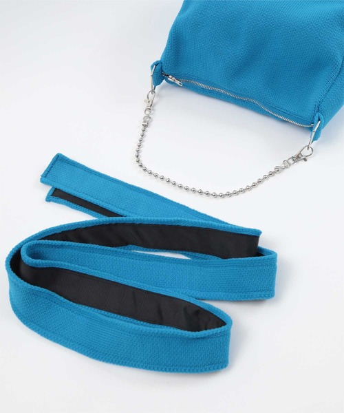 miette（ミエット）の「スクエアニットバッグ（ショルダーバッグ・レディース・ブラック/レッド/グリーン/ブルー・FREE）」の16枚目の写真