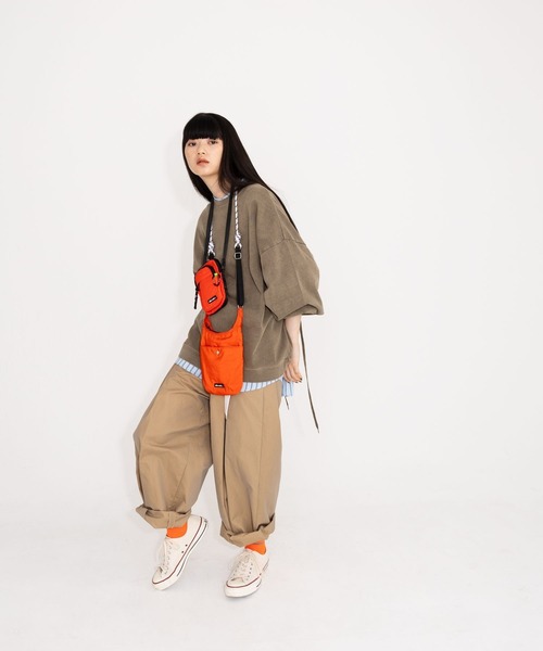 niko and...（ニコアンド）の「[MODE NORM CORE(モードノームコア)]タマムシツイルプリーツパンツ（チノパンツ・レディース・カーキ/ネイビー/キャメル/ベージュ/ライトグレー・MEDIUM/LARGE）」の17枚目の写真