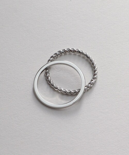 THE SHOP TK （ザ ショップ ティーケー ）の「◆ステンレスセットリング（リング・メンズ・シルバー・00）」の4枚目の写真