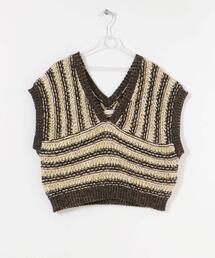 MIX KNIT BUSTIER