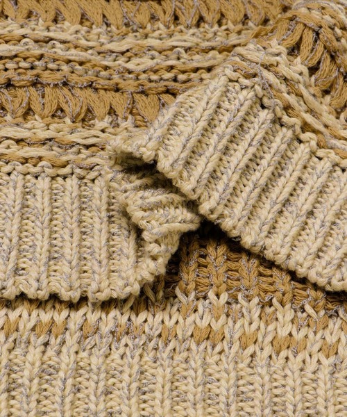 LAATO（ラート）の「MIX KNIT BUSTIER（ベスト）」 - WEAR