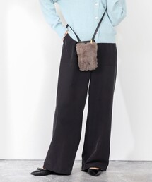 ◇【WEB限定サイズあり】ウォッシャブルフィブリルワークパンツ