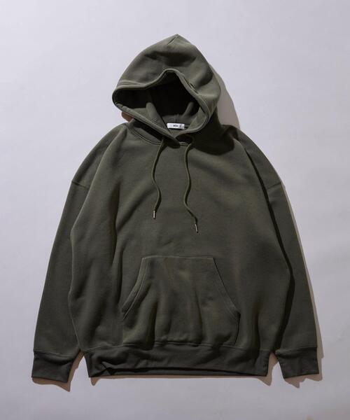 WEGO(ウィゴー)の「WEGO/【26春冬 大好評により再入荷!WEB限定】スウェットプルパーカー(パーカー・メンズ・ブルー/ホワイト/ダークオレンジ/カーキ/ブラック/杢グレー/ベージュ系その他/グレー系その他/スミクロ・LARGE/MEDIUM/X-LARGE)」の13枚目の写真