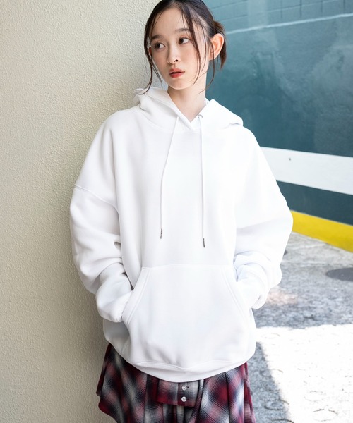 WEGO(ウィゴー)の「WEGO/【26春冬 大好評により再入荷!WEB限定】スウェットプルパーカー(パーカー・メンズ・ブルー/ホワイト/ダークオレンジ/カーキ/ブラック/杢グレー/ベージュ系その他/グレー系その他/スミクロ・LARGE/MEDIUM/X-LARGE)」の16枚目の写真