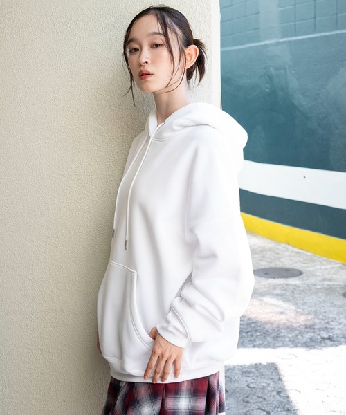 WEGO(ウィゴー)の「WEGO/【26春冬 大好評により再入荷!WEB限定】スウェットプルパーカー(パーカー・メンズ・ブルー/ホワイト/ダークオレンジ/カーキ/ブラック/杢グレー/ベージュ系その他/グレー系その他/スミクロ・LARGE/MEDIUM/X-LARGE)」の17枚目の写真