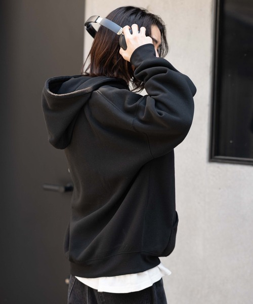 WEGO(ウィゴー)の「WEGO/【26春冬 大好評により再入荷!WEB限定】スウェットプルパーカー(パーカー・メンズ・ブルー/ホワイト/ダークオレンジ/カーキ/ブラック/杢グレー/ベージュ系その他/グレー系その他/スミクロ・LARGE/MEDIUM/X-LARGE)」の20枚目の写真