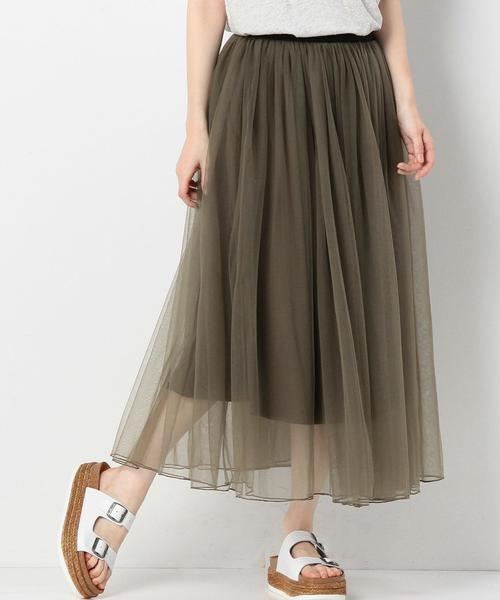 Another Edition(アナザーエディション)の「チュールスカート/ AEFC チュール SK◆(スカート・レディース・ブラック/オリーブ/ベージュ・フリー)」の11枚目の写真