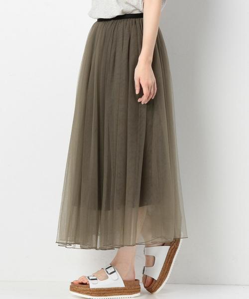 Another Edition(アナザーエディション)の「チュールスカート/ AEFC チュール SK◆(スカート・レディース・ブラック/オリーブ/ベージュ・フリー)」の9枚目の写真