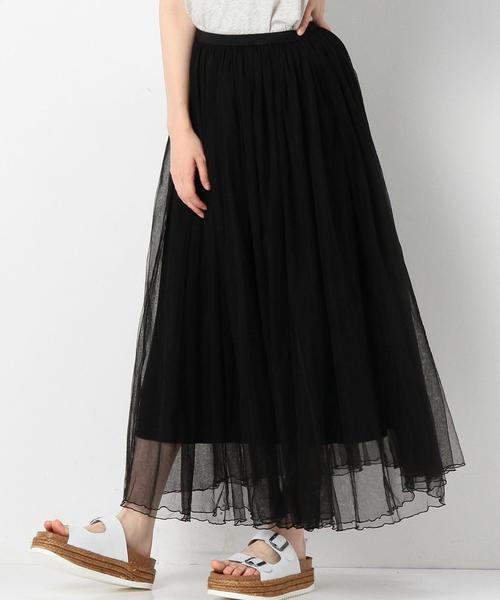 Another Edition(アナザーエディション)の「チュールスカート/ AEFC チュール SK◆(スカート・レディース・ブラック/オリーブ/ベージュ・フリー)」の14枚目の写真