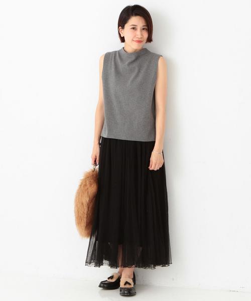 Another Edition(アナザーエディション)の「チュールスカート/ AEFC チュール SK◆(スカート・レディース・ブラック/オリーブ/ベージュ・フリー)」の7枚目の写真