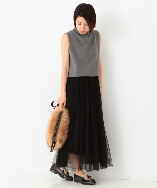 Another Edition(アナザーエディション)の「チュールスカート/ AEFC チュール SK◆(スカート・レディース・ブラック/オリーブ/ベージュ・フリー)」の6枚目の写真