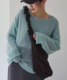 CIAOPANIC TYPY | モヘアライクシアールーズサイドスリットニット【WEB限定カラーあり】(ニット/セーター)
