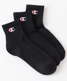 Champion | 【CHAMPION/チャンピオン】Cクォーターレングス　ソックス　3P　CMSCY201　ワンポイントロゴ　3足組　靴下(ソックス/靴下)
