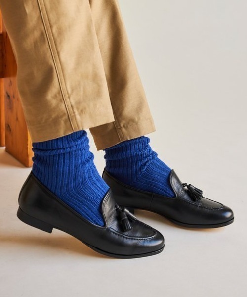 THE SHINZONE（ザ　シンゾーン）の「THE SHINZONE BAGGY SOX 22SMSIT01（ソックス/靴下・レディース・ピンク/ブルー・FREE）」の4枚目の写真