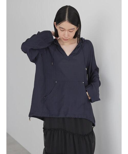 AMERICAN HOLIC(アメリカンホリック)の「ドロストスキッパーアノラック(その他アウター・レディース・ネイビー/グレイッシュベージュ・M/L)」の14枚目の写真