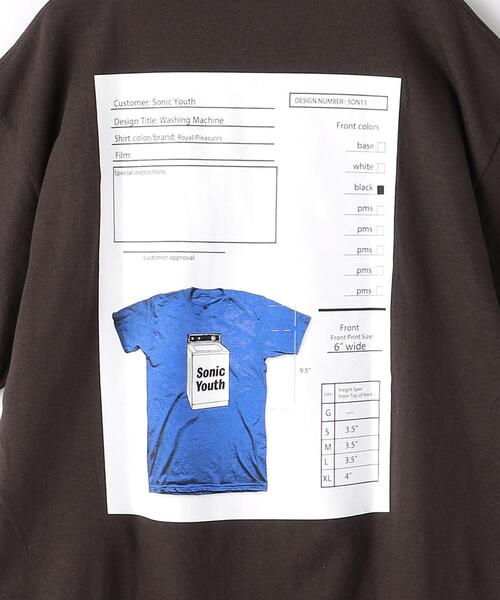 PLEASURES(プレジャー)の「<PLEASURES × SONIC YOUTH> テックパック Tシャツ(Tシャツ/カットソー・メンズ・ダークブラウン・XL/M/L)」の6枚目の写真