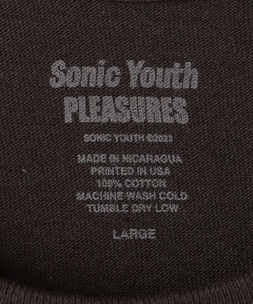 PLEASURES(プレジャー)の「<PLEASURES × SONIC YOUTH> テックパック Tシャツ(Tシャツ/カットソー・メンズ・ダークブラウン・XL/M/L)」の8枚目の写真