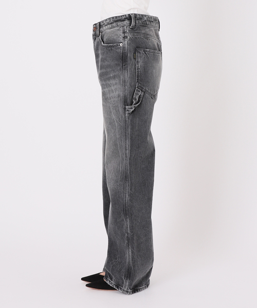 AP STUDIO（エーピーストゥディオ）の「【HAIKURE/ハイクル】WINONA painter denim（スラックス・レディース・ブラック系その他・24/26/25/27）」の9枚目の写真