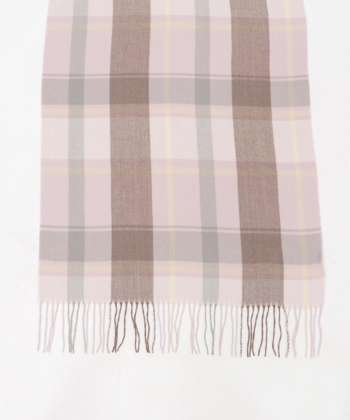 axes femme(アクシーズファム)の「ピン付きチェック柄ストール(ストール/ショール・レディース・ベージュ/サックスブルー/ラベンダー・FREE)」の14枚目の写真