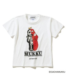 ARTIMATION（アーティメーション）の「＜GACHAPIN & MUKKU X ARTIMATION X SECRET BASE＞ MUKKU S/S KIDS TEE（＜ガチャピン&ムック×アーティメーション×シークレット ベース＞ ムック ガチャムク ショートスリーブ キッズ ティー）（Tシャツ/カットソー）」