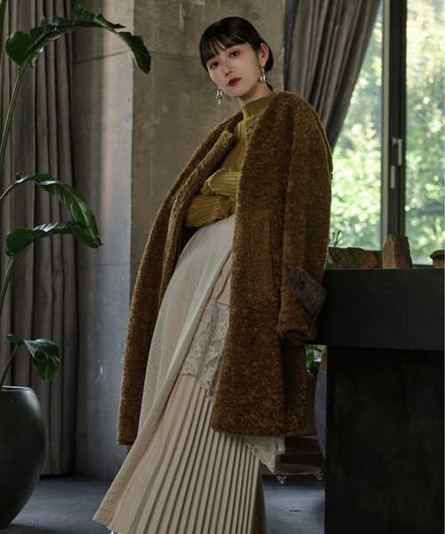 Ezick × Yukko ベロアキルトスカート Ezick（エジック）の「【 Yukko × Ezick 】Asymmetry tiered