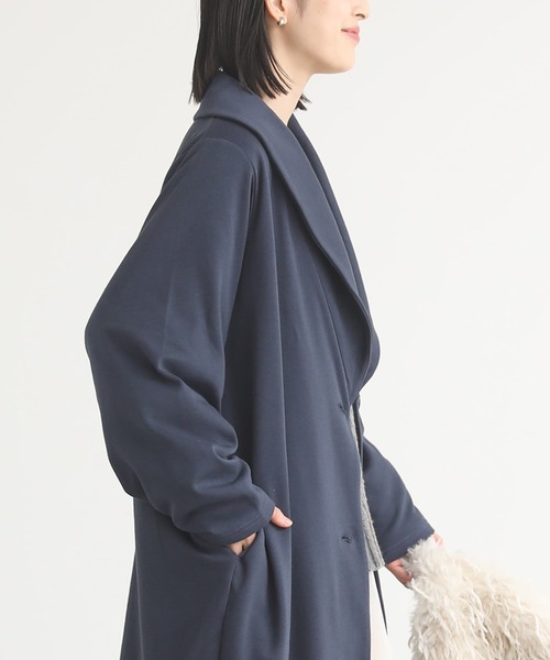 n'OrLABEL（ノアールレーベル）の「『裏シャギーロングコーディガン』（チェスターコート・レディース・ブラック/チャコールグレー/ダークブルー/モカ/ネイビー・FREE）」の21枚目の写真