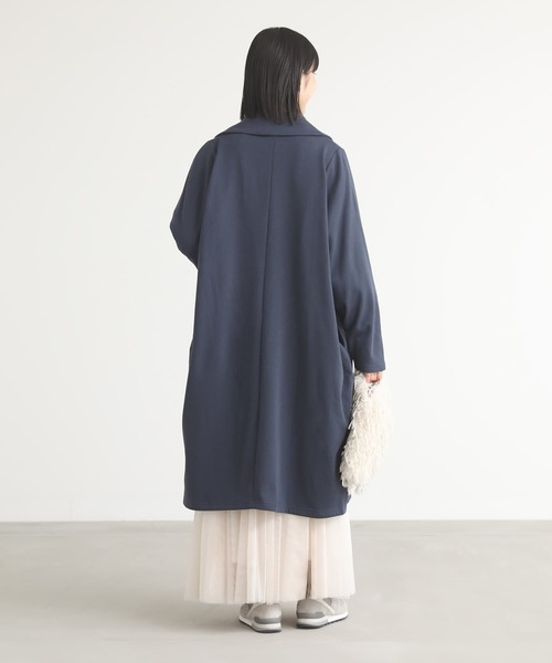 n'OrLABEL（ノアールレーベル）の「『裏シャギーロングコーディガン』（チェスターコート・レディース・ブラック/チャコールグレー/ダークブルー/モカ/ネイビー・FREE）」の22枚目の写真