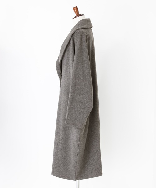 n'OrLABEL（ノアールレーベル）の「『裏シャギーロングコーディガン』（チェスターコート・レディース・ブラック/チャコールグレー/ダークブルー/モカ/ネイビー・FREE）」の16枚目の写真