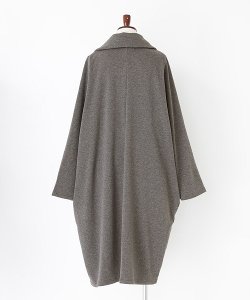 n'OrLABEL（ノアールレーベル）の「『裏シャギーロングコーディガン』（チェスターコート・レディース・ブラック/チャコールグレー/ダークブルー/モカ/ネイビー・FREE）」の15枚目の写真