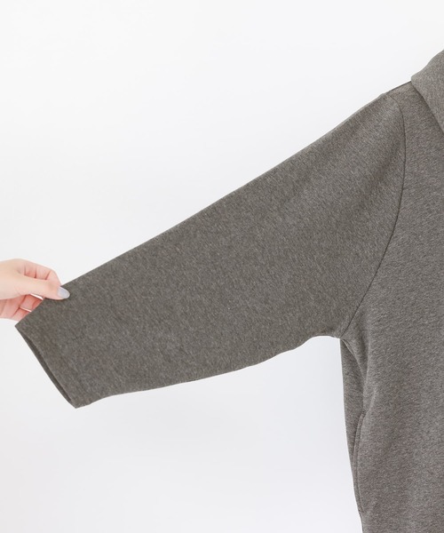 n'OrLABEL（ノアールレーベル）の「『裏シャギーロングコーディガン』（チェスターコート・レディース・ブラック/チャコールグレー/ダークブルー/モカ/ネイビー・FREE）」の14枚目の写真