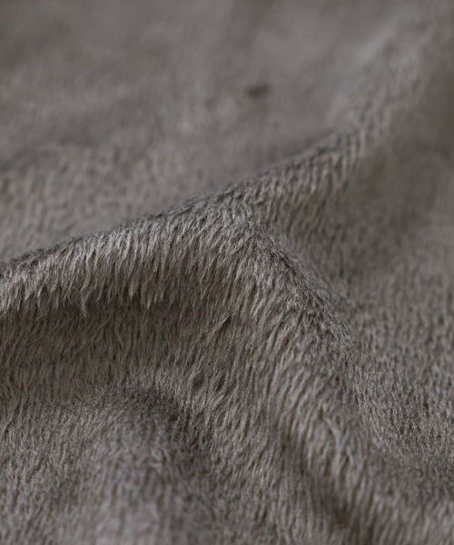 n'OrLABEL（ノアールレーベル）の「『裏シャギーロングコーディガン』（チェスターコート・レディース・ブラック/チャコールグレー/ダークブルー/モカ/ネイビー・FREE）」の8枚目の写真