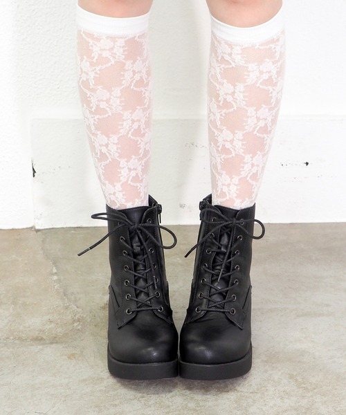 byあしながおじさん（バイアシナガオジサン）の「厚底レースアップブーツ 8980694（ブーツ・レディース・ブラック/ダークブラウン/ブラウン/ライトブラウン・23.5cm/24.5cm/23.0cm/24.0cm/22.5cm/23cm/24cm）」の19枚目の写真