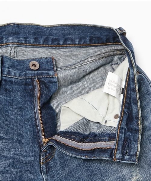 green label relaxing（グリーンレーベルリラクシング）の「CRUSH SELVAGE 825 9/L デニムパンツ ◆（デニムパンツ・メンズ・ネイビー・MEDIUM/LARGE/X-LARGE/SMALL）」の11枚目の写真