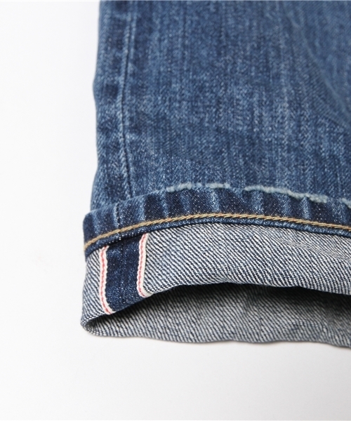 green label relaxing（グリーンレーベルリラクシング）の「CRUSH SELVAGE 825 9/L デニムパンツ ◆（デニムパンツ・メンズ・ネイビー・MEDIUM/LARGE/X-LARGE/SMALL）」の7枚目の写真