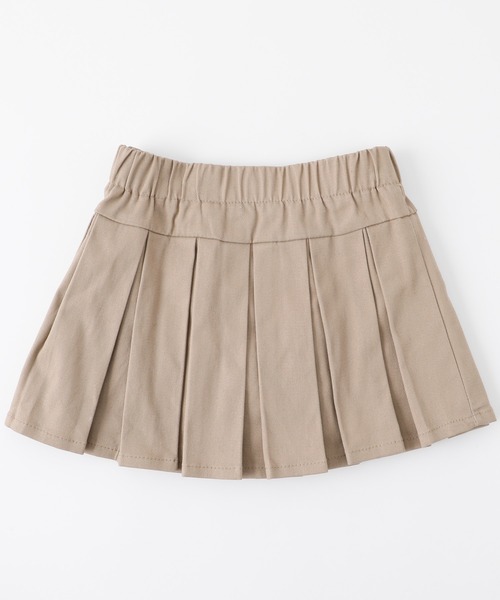 URBAN CHERRY（アーバンチェリー）の「【インナーパンツ付き】切り替えプリーツスカート（スカート・キッズ・ブラック/ベージュ・120cm/110cm/150cm/130cm/140cm）」の7枚目の写真