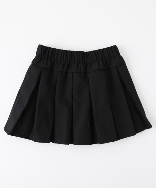 URBAN CHERRY（アーバンチェリー）の「【インナーパンツ付き】切り替えプリーツスカート（スカート・キッズ・ブラック/ベージュ・120cm/110cm/150cm/130cm/140cm）」の8枚目の写真