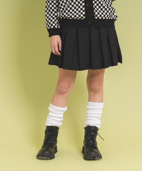 URBAN CHERRY（アーバンチェリー）の「【インナーパンツ付き】切り替えプリーツスカート（スカート・キッズ・ブラック/ベージュ・120cm/110cm/150cm/130cm/140cm）」の11枚目の写真