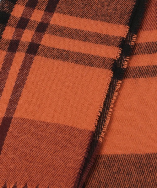 LAKOLE（ラコレ）の「アソートチェックマフラー / 960791（マフラー・レディース・ブラウン/グレー/オフホワイト/カーキ/イエロー/オレンジ/ブルー・FREE）」の20枚目の写真