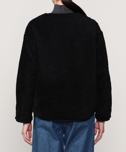 ORCIVAL（オーシバル）の「ORCIVAL | ウールボア ノーカラーブルゾン