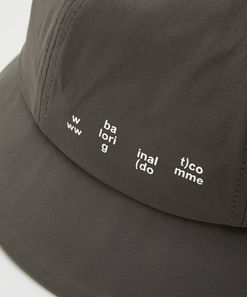 BAL（バル）の「【BAL（バル）/2024春夏】BAL / WILDTHINGS STRECH BELL HAT（ハット・メンズ・ブラック/グレー/パープル・FREE）」の13枚目の写真