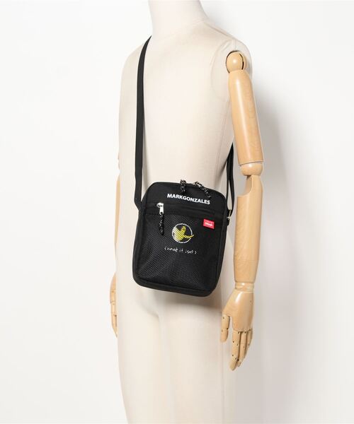 メッシュポケット 縦型 ショルダーバッグ 【（What it isNt）ART