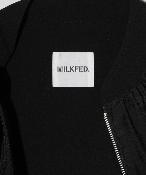 MILKFED.（ミルクフェド）の「TULLE BLOUSON（ブルゾン・レディース・ベージュ/オフホワイト/ブラック・ONE SIZE）」の9枚目の写真