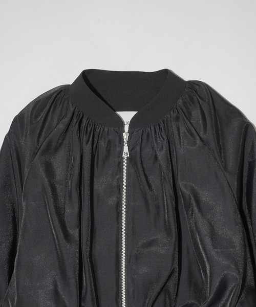 MILKFED.（ミルクフェド）の「TULLE BLOUSON（ブルゾン・レディース・ベージュ/オフホワイト/ブラック・ONE SIZE）」の10枚目の写真