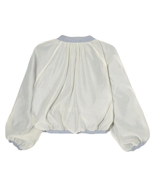 MILKFED.（ミルクフェド）の「TULLE BLOUSON（ブルゾン・レディース・ベージュ/オフホワイト/ブラック・ONE SIZE）」の18枚目の写真