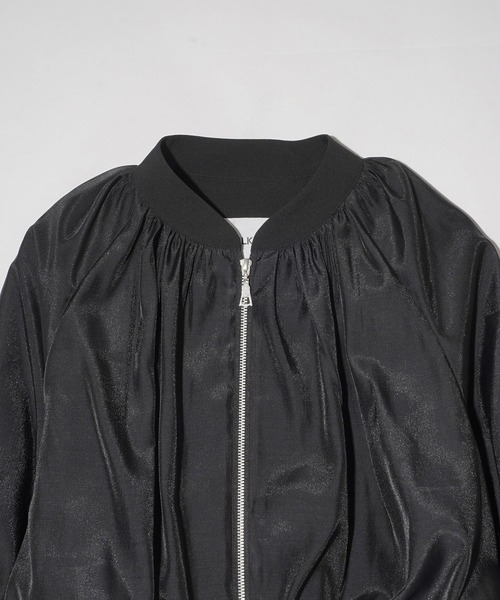 MILKFED.（ミルクフェド）の「TULLE BLOUSON（ブルゾン・レディース・ベージュ/オフホワイト/ブラック・ONE SIZE）」の21枚目の写真