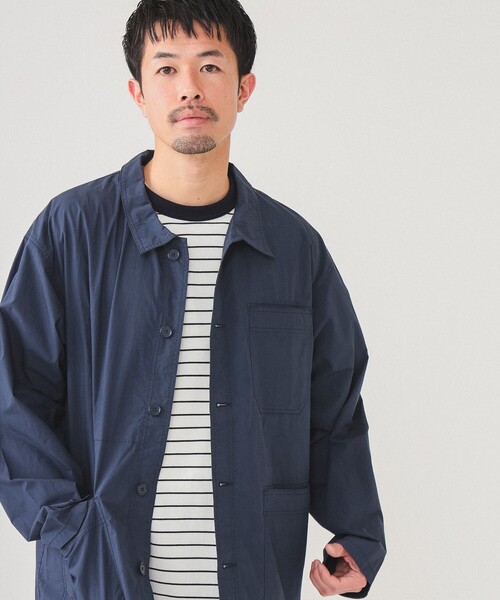 BEAMS（ビームス）の「BEAMS / クラシック カバーオール ジャケット（カバーオール・メンズ・グリーン系その他4/ネイビー・XL/L/M/S）」の15枚目の写真